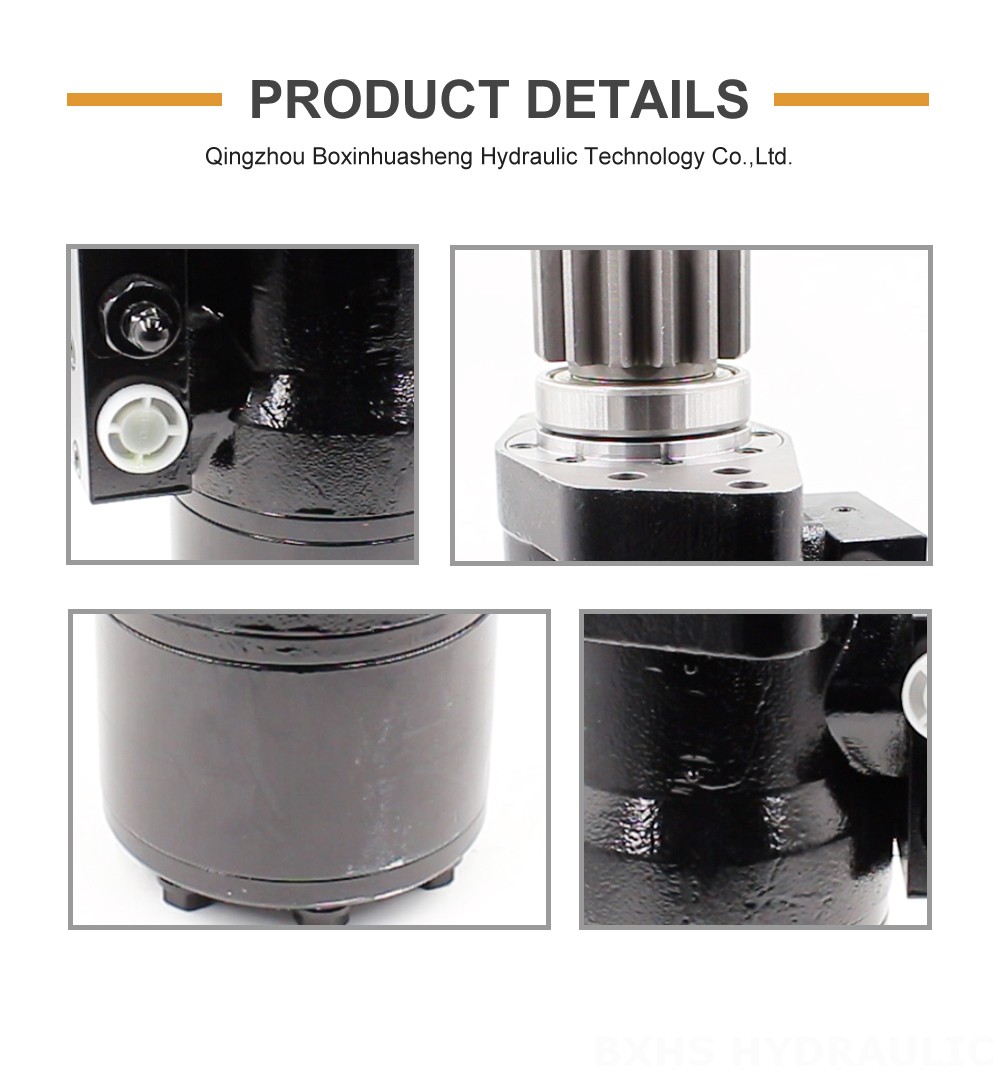 BMR_Cycloid Hydraulic Motor 50 cc/r 38 Lpm Hydraulic Motor detailed image